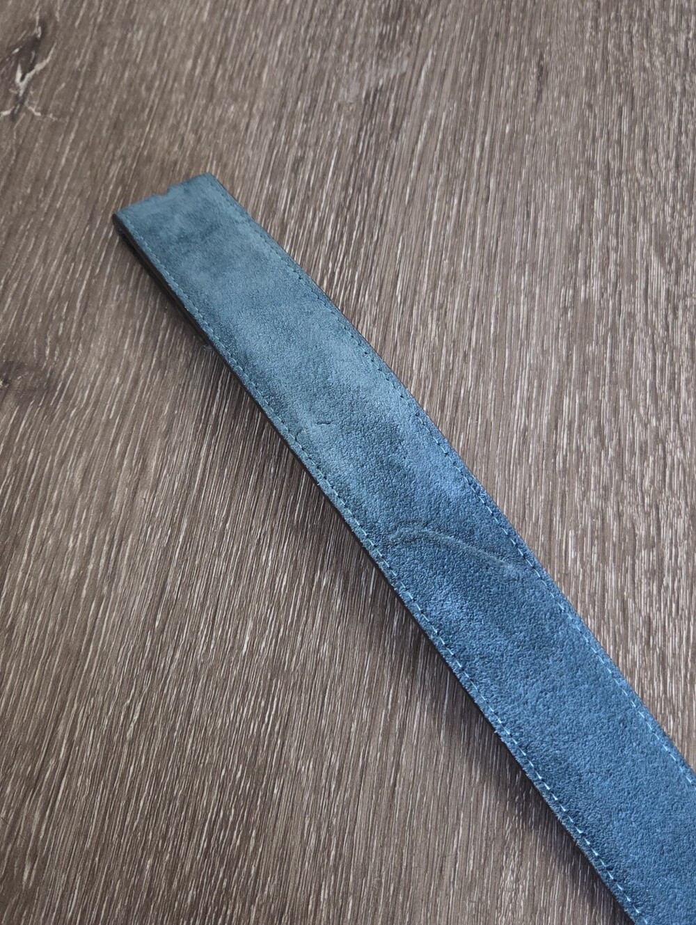 Idyllwind Blue Suede Belt *No Buckle* Sz Medium - Picture 4 of 9